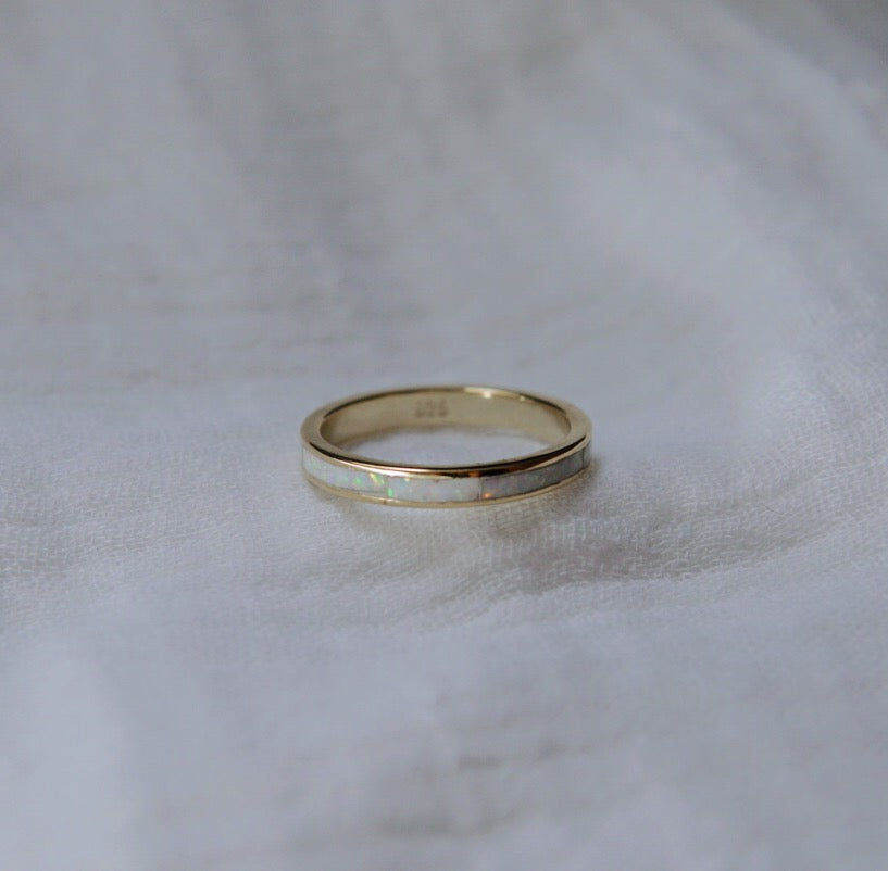 Opal Channel Inlay Ring – Imi